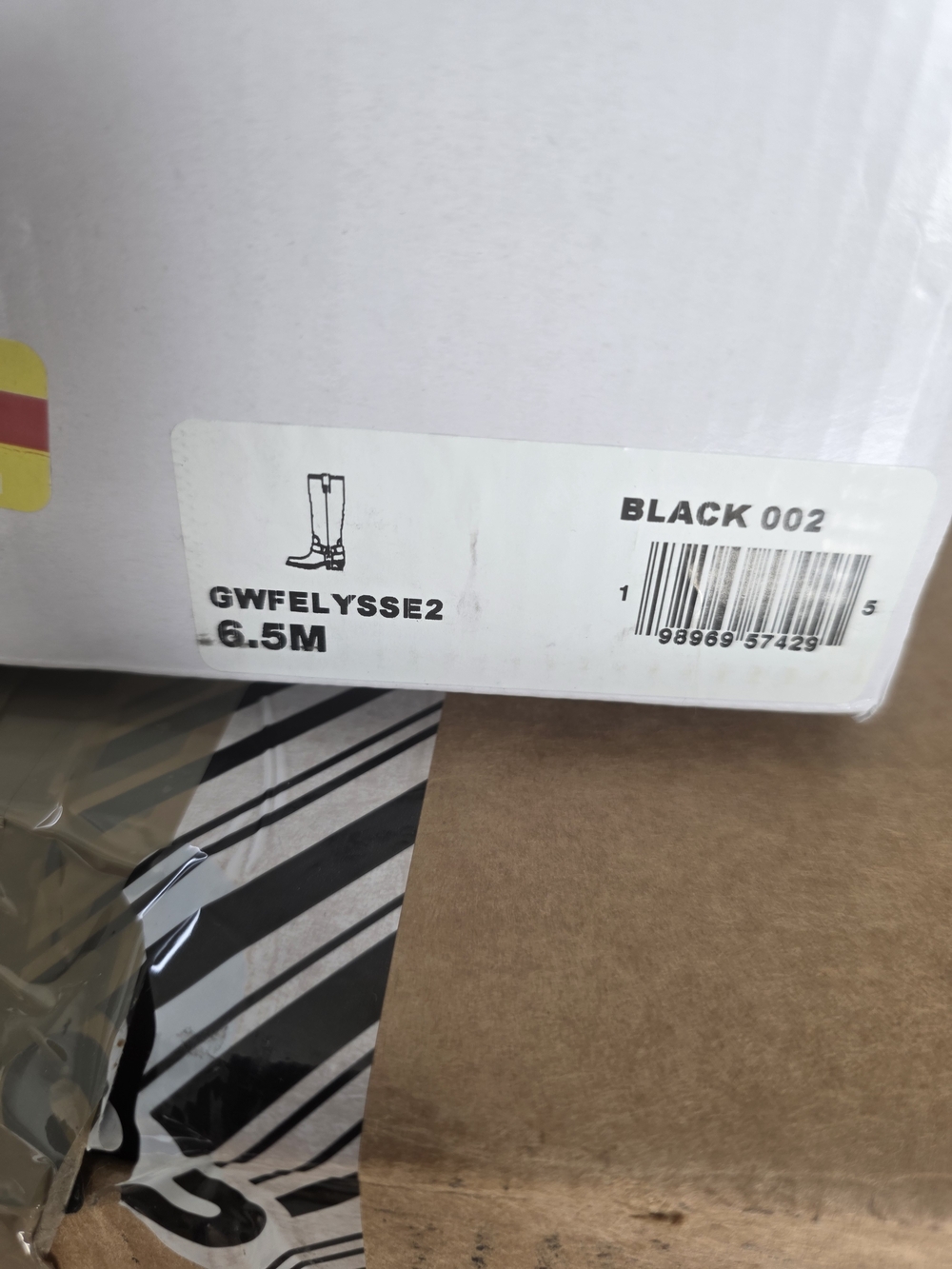 Guess Women's Black Knee-High Boots - 6.5M   7m